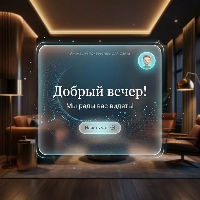 Интерактивное приветствие при входе